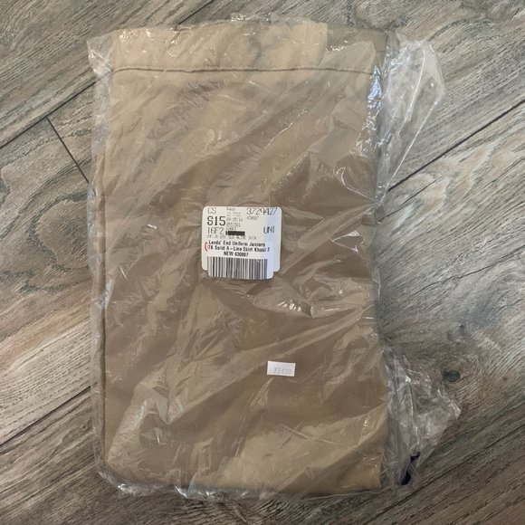 NWT LANDS' END UNIFORM BELOW KNEE SOLID A-LINE SKIRT KHAKI SIZE 3 - Picture 7 of 9